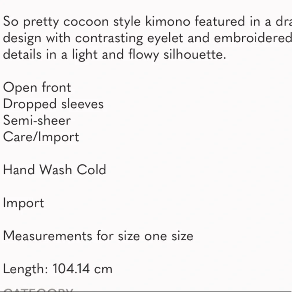 NWT Free People Catania  Embroidered Kimon…